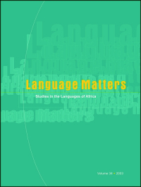 Cover image for Language Matters, Volume 53, Issue 3, 2022