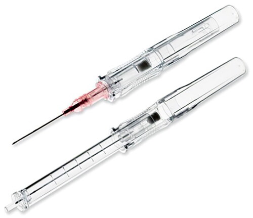 Figure 2. ViaValve® closed IV needle-cannula.