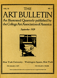 Cover image for The Art Bulletin, Volume 11, Issue 3, 1929