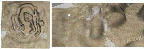 Figure 4.1. The 3D static simulation environment. Left: Top view of all whole map. Right: Main view of center of map. The white cylinder is goal point.