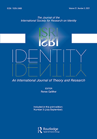 Cover image for Identity, Volume 21, Issue 3, 2021