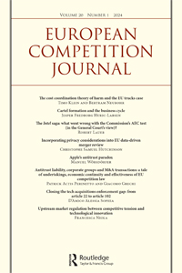 Cover image for European Competition Journal, Volume 9, Issue 3, 2013