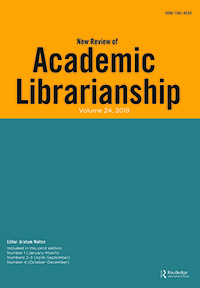 Cover image for New Review of Academic Librarianship, Volume 24, Issue 1, 2018