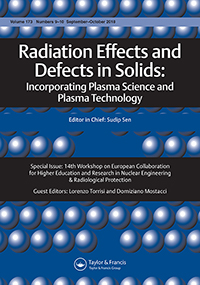 Cover image for Radiation Effects and Defects in Solids, Volume 173, Issue 9-10, 2018