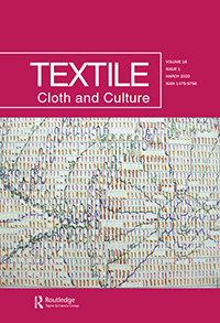 Cover image for TEXTILE, Volume 18, Issue 1, 2020
