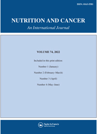 Cover image for Nutrition and Cancer, Volume 74, Issue 4, 2022