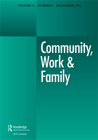 Cover image for Community, Work & Family, Volume 25, Issue 5, 2022