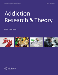 Cover image for Addiction Research & Theory, Volume 26, Issue 1, 2018
