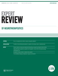 Cover image for Expert Review of Neurotherapeutics, Volume 16, Issue 11, 2016