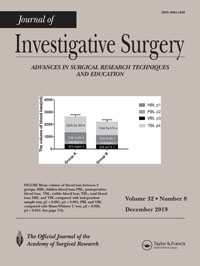 Cover image for Journal of Investigative Surgery, Volume 32, Issue 8, 2019