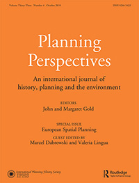 Cover image for Planning Perspectives, Volume 33, Issue 4, 2018