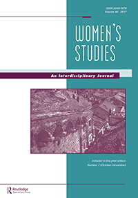 Cover image for Women's Studies, Volume 46, Issue 7, 2017