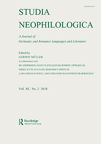 Cover image for Studia Neophilologica, Volume 90, Issue 2, 2018