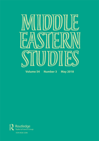Cover image for Middle Eastern Studies, Volume 54, Issue 3, 2018