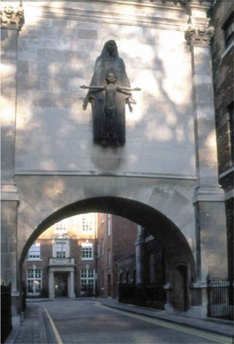 Figure 1. Epstein’s Madonna and Child Sculpture, Dean’s Mews, Cavendish Square, London https://www.kingsfund.org.uk/about-us/who-we-are/our-building.