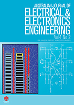 Cover image for Australian Journal of Electrical and Electronics Engineering, Volume 4, Issue 2, 2008