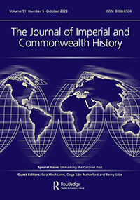Cover image for The Journal of Imperial and Commonwealth History, Volume 51, Issue 5, 2023