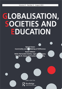 Cover image for Globalisation, Societies and Education, Volume 21, Issue 4, 2023