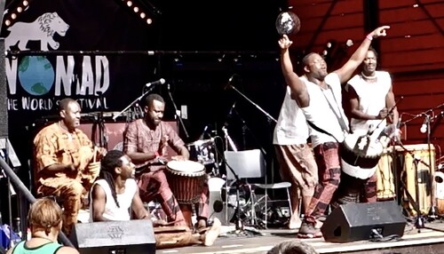 Figure 4. Sidiki Dembele workshop at WOMAD 2017.