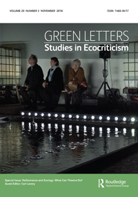 Cover image for Green Letters, Volume 20, Issue 3, 2016