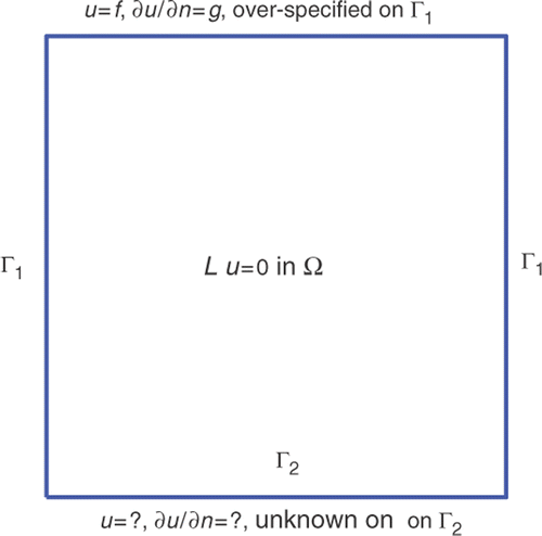 Figure 1. Sketch of a Cauchy problem.