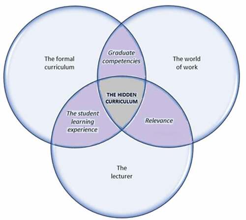 Figure 1. A conceptual framework of the hidden curriculum.