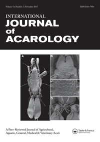 Cover image for International Journal of Acarology, Volume 43, Issue 7, 2017