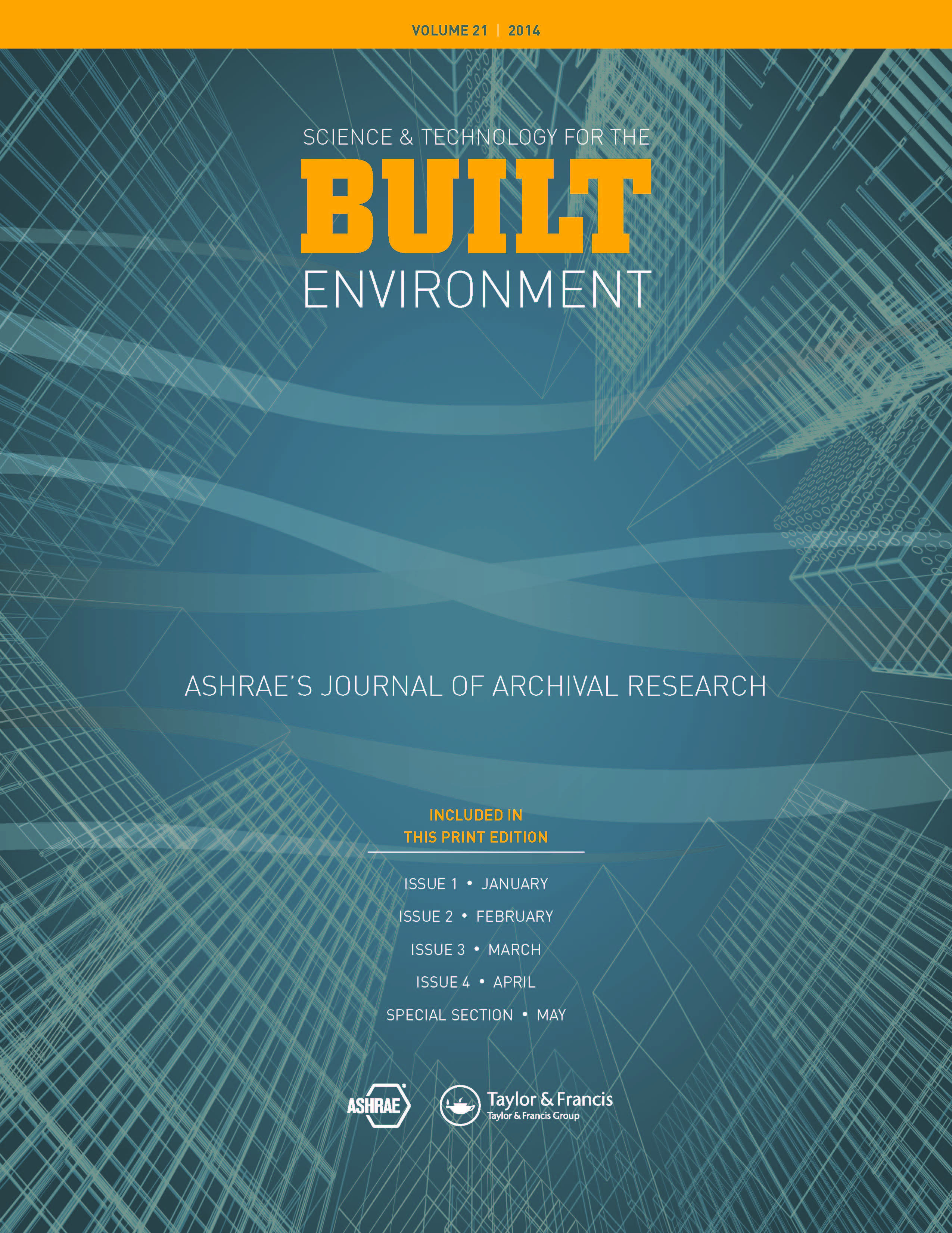 Cover image for Science and Technology for the Built Environment, Volume 21, Issue 1, 2015