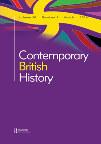 Cover image for Contemporary British History, Volume 30, Issue 1, 2016