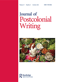 Cover image for Journal of Postcolonial Writing, Volume 57, Issue 5, 2021