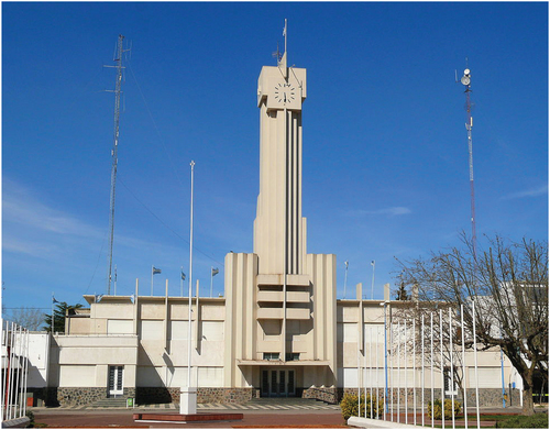 Figure 6. Francisco Salamone, municipal headquarters, Láprida, Argentina, 1938. Image: Wikimedia Commons.