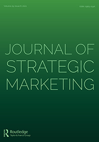 Cover image for Journal of Strategic Marketing, Volume 29, Issue 8, 2021