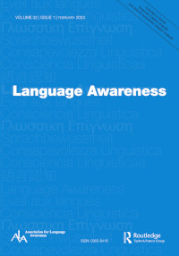 Cover image for Language Awareness, Volume 32, Issue 1, 2023