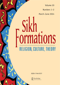Cover image for Sikh Formations, Volume 20, Issue 1-2, 2024