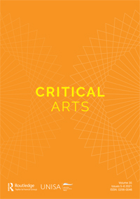 Cover image for Critical Arts, Volume 35, Issue 5-6, 2021