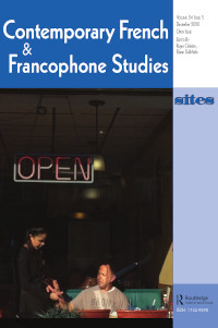 Cover image for Contemporary French and Francophone Studies, Volume 24, Issue 5, 2020
