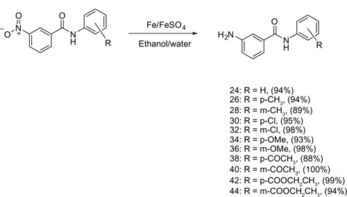Figure 10 Synthesis of substituted 3-amino-N-phenylbenzamide.