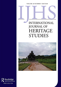 Cover image for International Journal of Heritage Studies, Volume 26, Issue 5, 2020