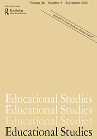 Cover image for Educational Studies, Volume 46, Issue 5, 2020