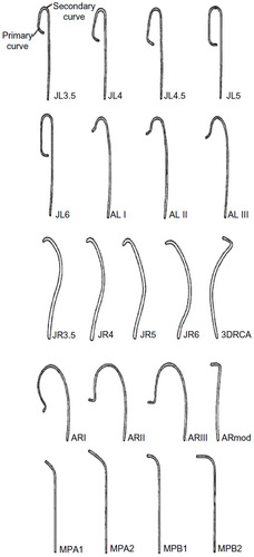 Figure 3 Shape of a guide showing the curves and body.