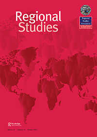 Cover image for Regional Studies, Volume 51, Issue 10, 2017