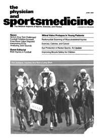 Cover image for The Physician and Sportsmedicine, Volume 15, Issue 6, 1987