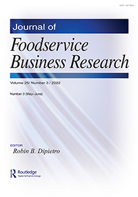 Cover image for Journal of Foodservice Business Research, Volume 25, Issue 3, 2022