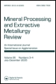 Cover image for Mineral Processing and Extractive Metallurgy Review, Volume 3, Issue 1-4, 1988