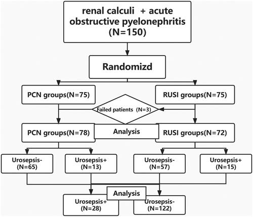 Figure 1. Flow chart of the clinical study.