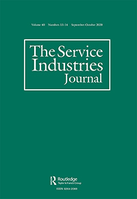 Cover image for The Service Industries Journal, Volume 40, Issue 13-14, 2020