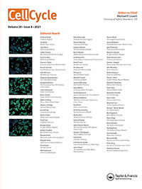 Cover image for Cell Cycle, Volume 20, Issue 8, 2021