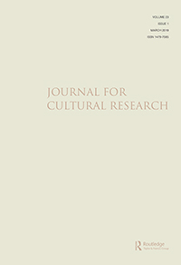 Cover image for Journal for Cultural Research, Volume 23, Issue 1, 2019
