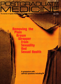 Cover image for Postgraduate Medicine, Volume 58, Issue 1, 1975