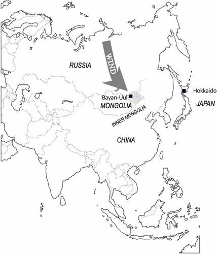 Figure 1. Map of Northeast Asia.